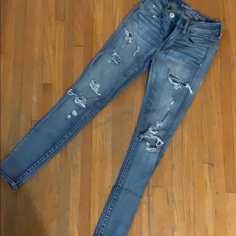 AE stretch skinny jeans
